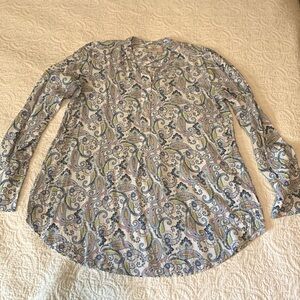 LOFT Paisley Blouse